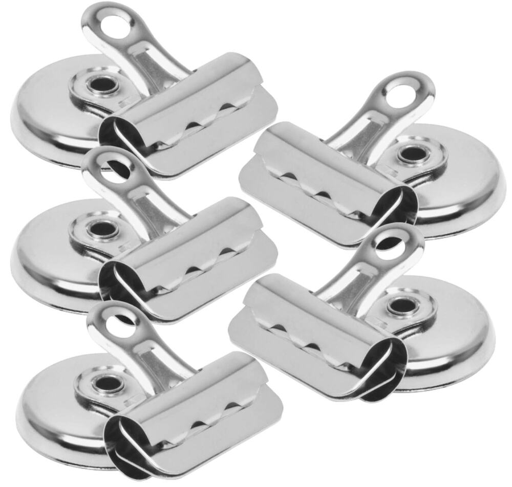 Bulldog Clips 1.5 Inch - Heavy Duty Refrigerator Magnetic Clips - 1.3" (18 Pack)